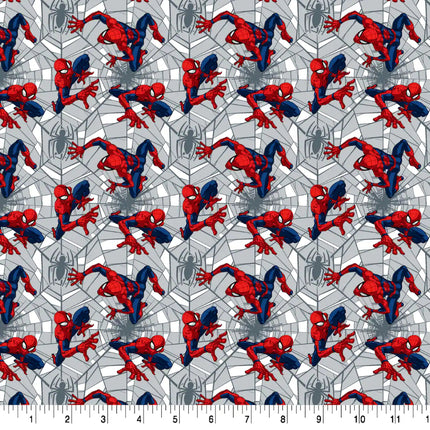 Spider-Man Web Crawler Cotton Fabric