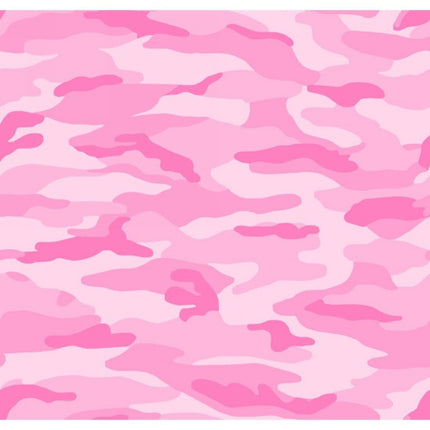 Camouflage Pink Flannel Fabric