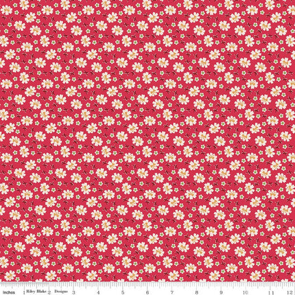 Farmer's Daughter Bows Tea Rose Cotton Fabric