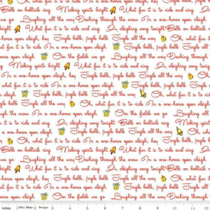 Jingle Bells Cotton Fabric