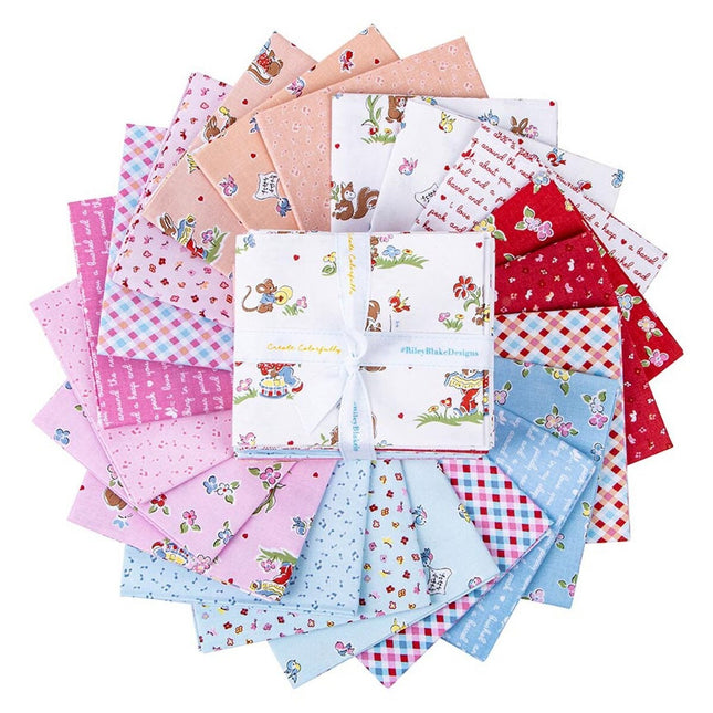 21 Fat Quarters - Assorted Love Notes Valentine's Day Fat Quarter Bundle