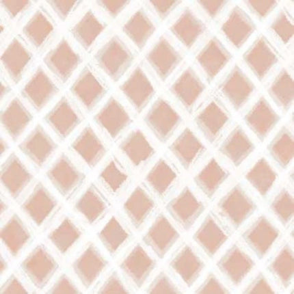 Hydrangea Reverie Lattice Rose Cotton Fabric