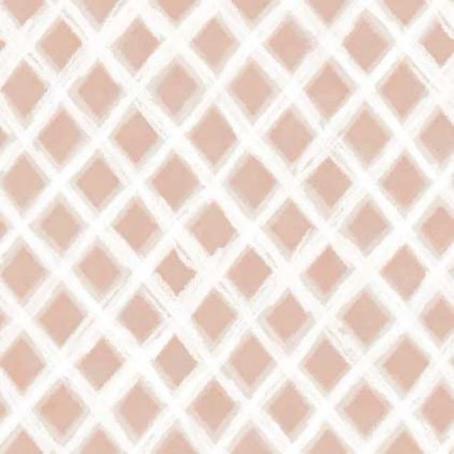 Hydrangea Reverie Lattice Rose Cotton Fabric
