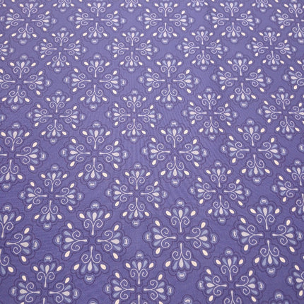 Butterfly Blues Geo Royal Cotton Fabric