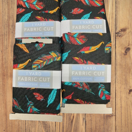 Feather Cotton - 1 Yard Precut Pack of 4