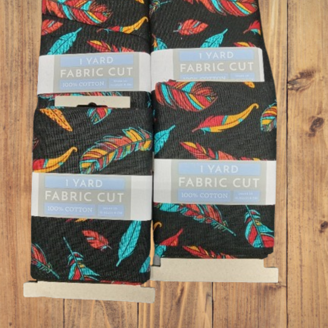 Feather Cotton - 1 Yard Precut Pack of 4