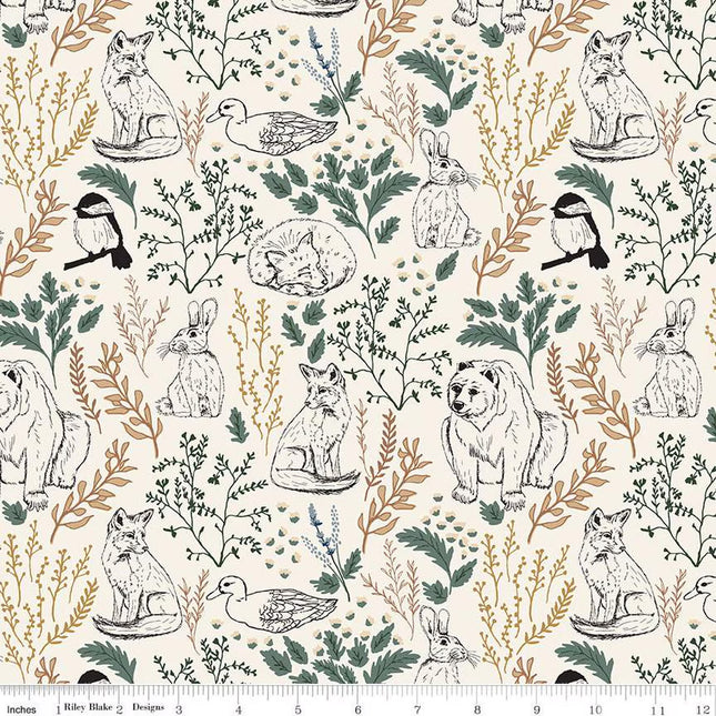 Pillowcase - Let's Wander Main Cream Cotton