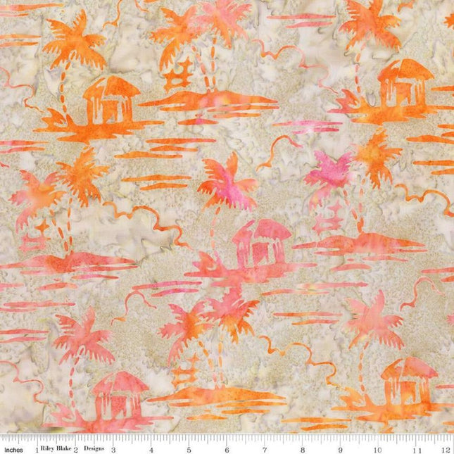 Expressions Batiks Places You'll Go Sugar Cookie Cotton Fabric