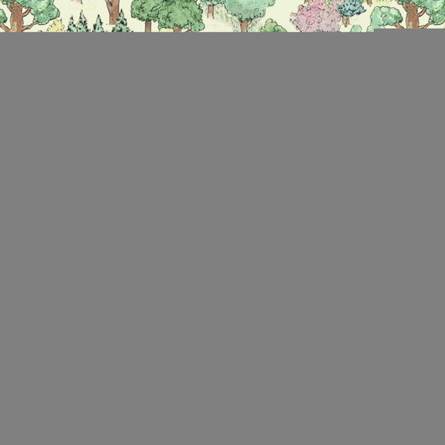 Classic Winnie Forest Cotton Fabric