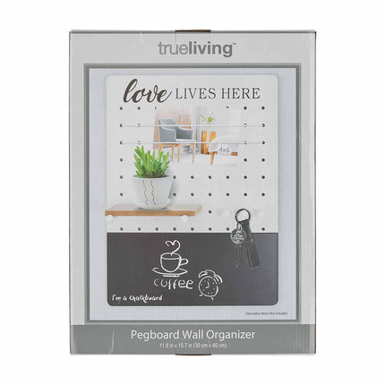 True Living Pegboard Wall Organizer, Assorted