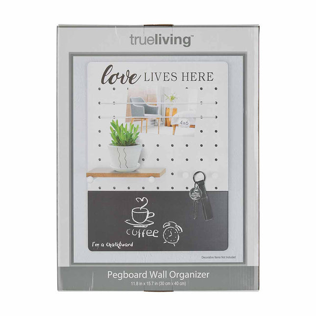 True Living Pegboard Wall Organizer, Assorted