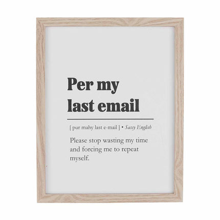 Wooden Printed Wall Plaques Set of 2