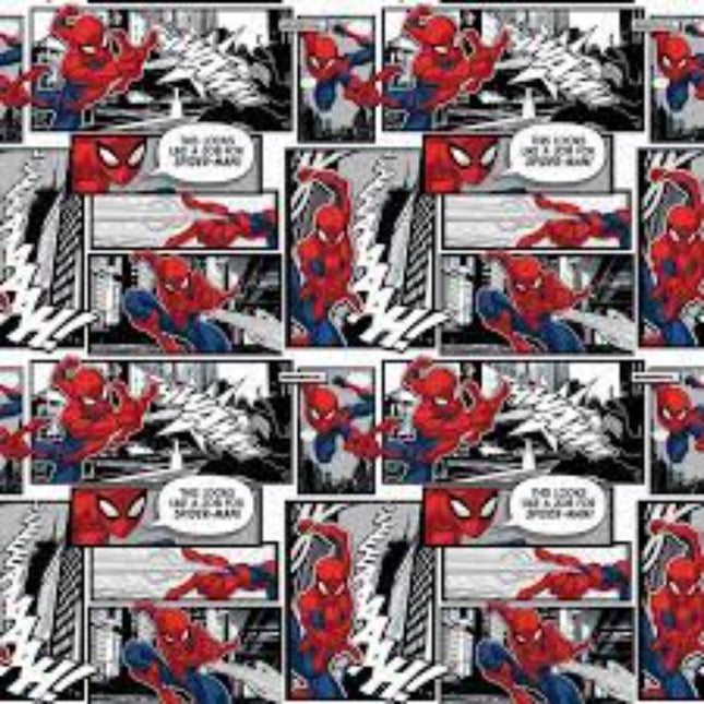 Pillowcase - Spiderman Comic Packed Cotton