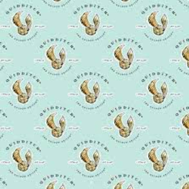 Harry Potter Golden Snitch Cotton Fabric Curtain