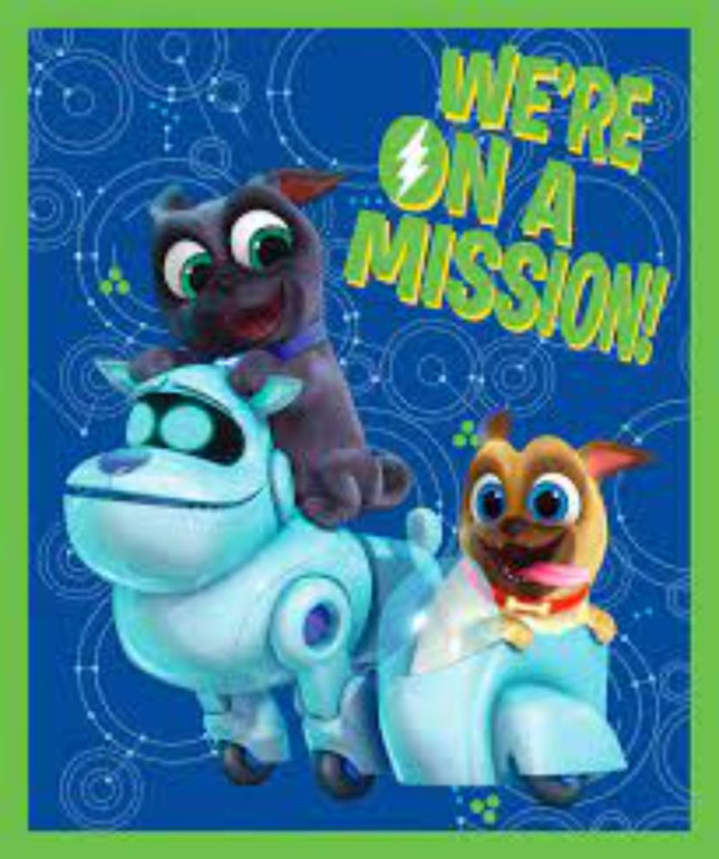 Handmade Tapestry “Puppy Dog Pals We Are On A Mission"