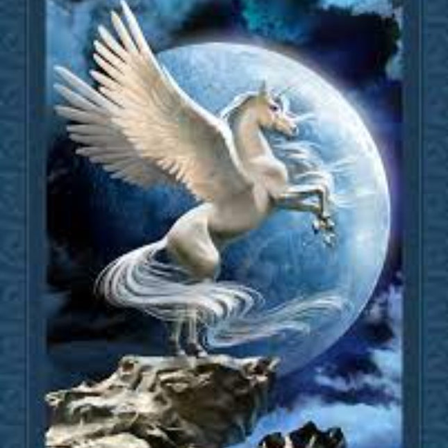 Mystique Unicorn Panel Cotton Fabric