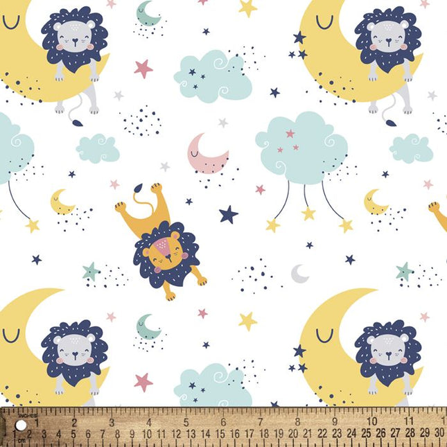 Pillowcase - Sleepy Lion Flannel