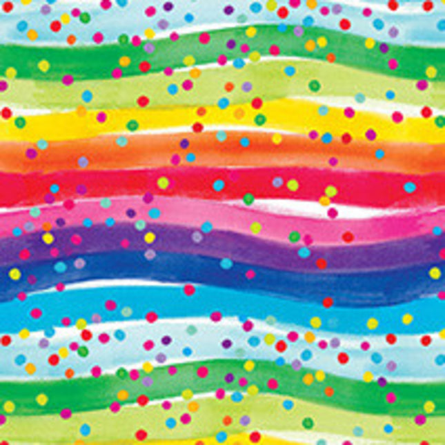 Rainbow Flannel Fabric