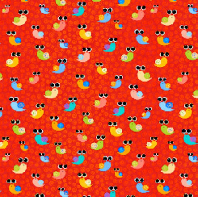 Hip Hop Sails Red Cotton Fabric