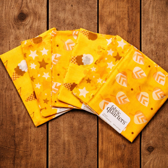 6 Fat Quarters - Sunny Days Fat Quarter Bundle
