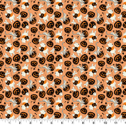 Winnie the Pooh & Friends Halloween Cotton Fabric
