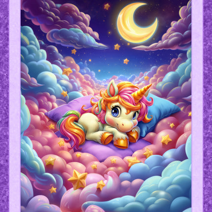 Unicorn Wishes Cotton Panel Fabric