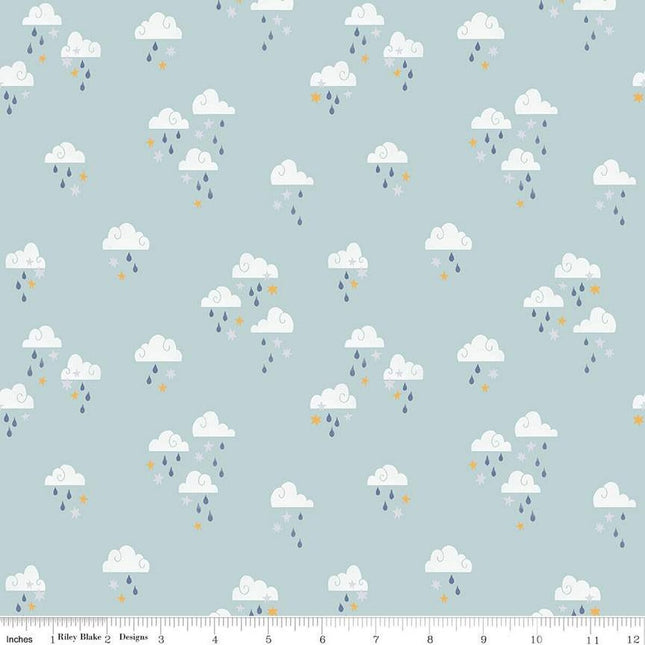 Pillowcase - Twinkle Little Star Dream Skies Mist Cotton