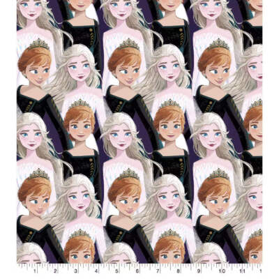 Frozen 2 Queen Sisters Cotton Fabric