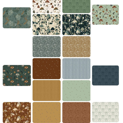 Assorted Let's Wander Flat Fold Assortment 20 Yard Bundle Cotton Fabric