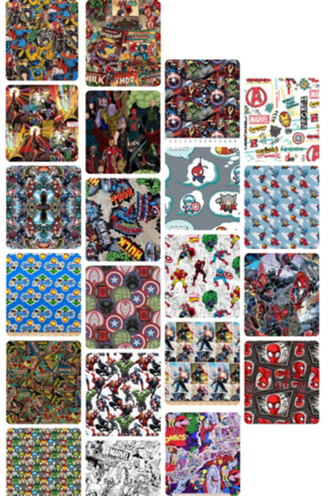 10 Fat Quarters - Assorted Avengers Fat Quarter Bundle
