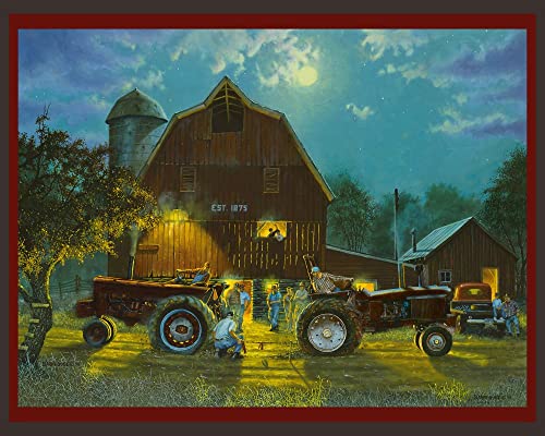 Farm The Rematch Panel Cotton Fabric