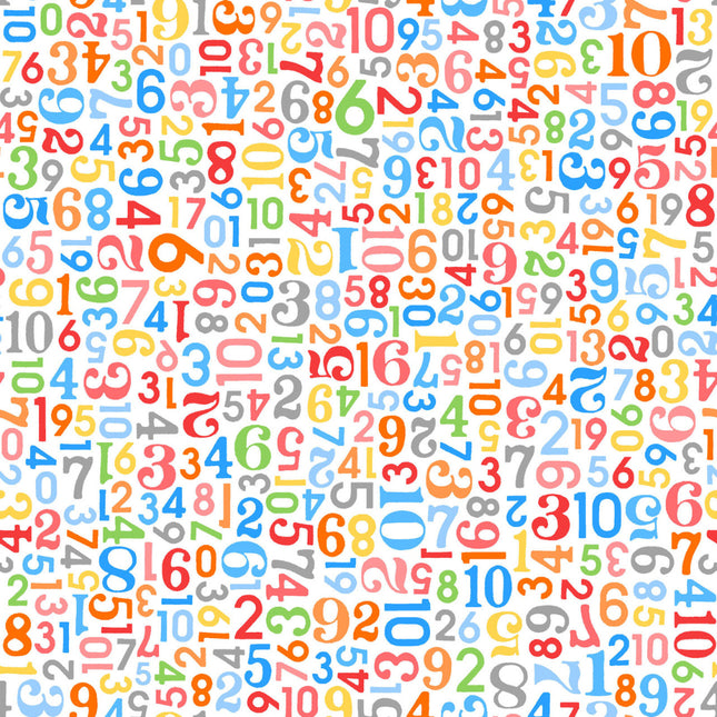 Pillowcase - Playtime Numbers Flannel