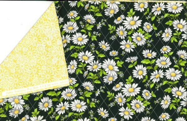 Double-Sided Quilt Fabric – Delightful Daisies