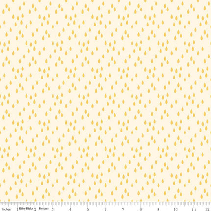 Two by Two Rainy Day Cream Cotton Fabric