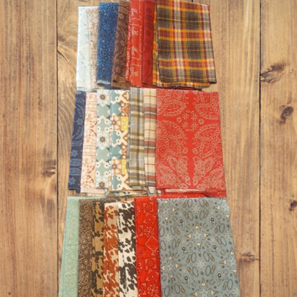 21 Fat Quarters - Assorted Bandanna Themed Fat Quarter Bundle