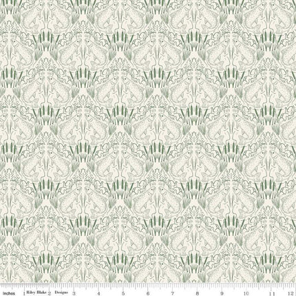 Let's Wander First Catch Cream Cotton Fabric