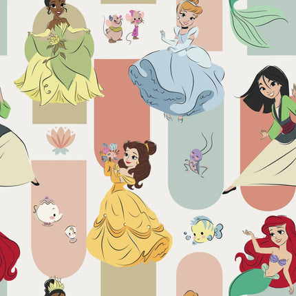 Princess Power - Disney Princesses Fleece Fabric