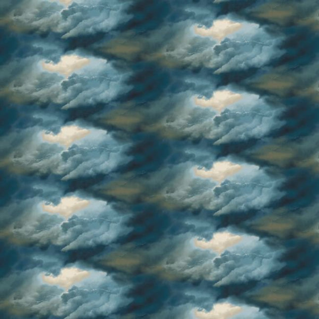 Coastal Guardians Stormy Sky Cotton Fabric