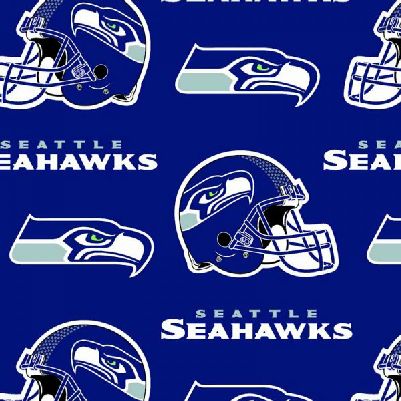 Seahawks Solid Blue Fleece