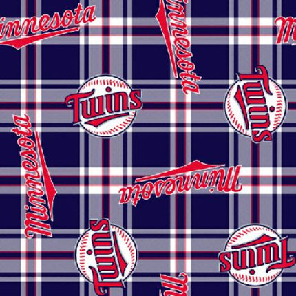 Twins Plaid Fleece Fabric