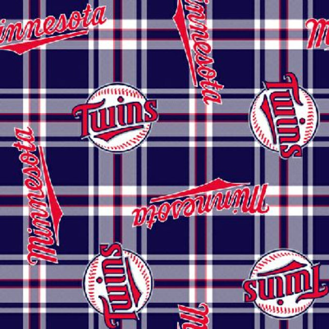 Twins Plaid Fleece Fabric