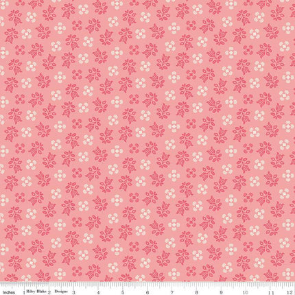 Piece & Plenty Gentle Coral Cotton Fabric