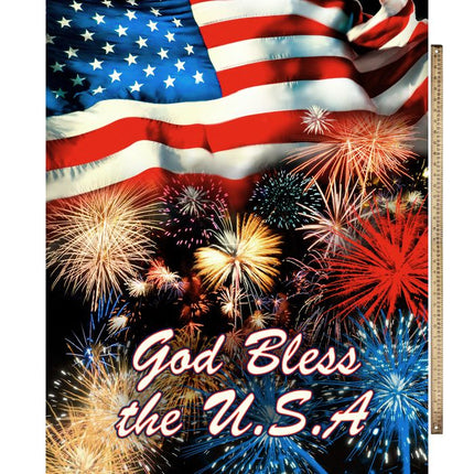 God Bless The USA (35.5" x 44") Panel Fabric