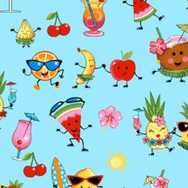 Lollie Snacks Happy Hour Cotton Fabric
