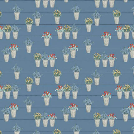 Handmade Placemat Or Table Runner Farmhouse Summer Pots