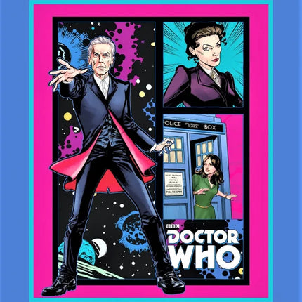 Handmade Tapestry “Doctor Who Telephone Box”