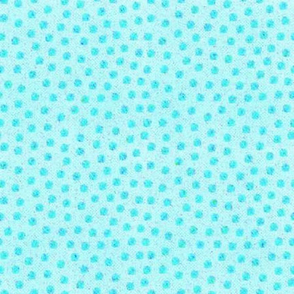 Bazooples Tossed Dots Blue Cotton Fabric