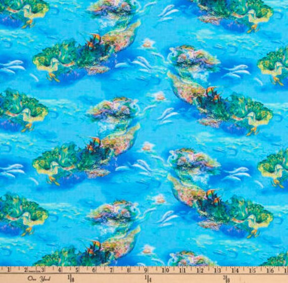 Handmade Placemat Or Table Runner Call of the Sea Merfairy Multi