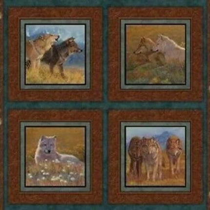 Territorial Trail Pillow Panel Cotton Fabric