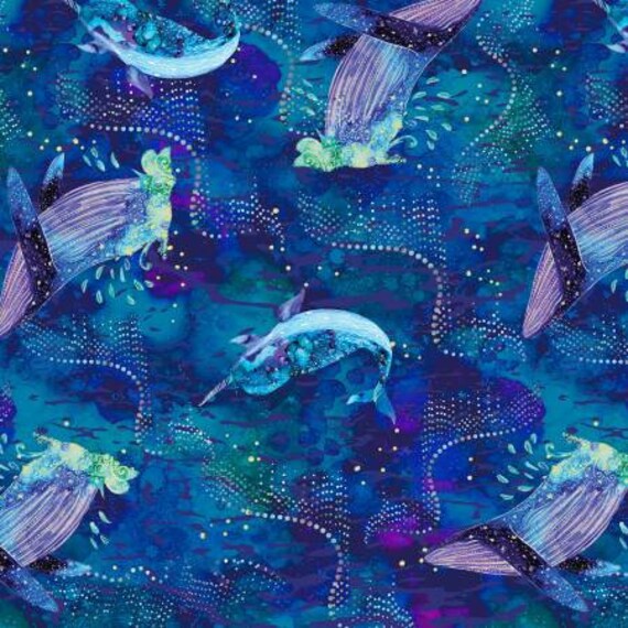 Handmade Placemat Or Table Runner Arctic Wonder Arctic Whale Watch Metallic